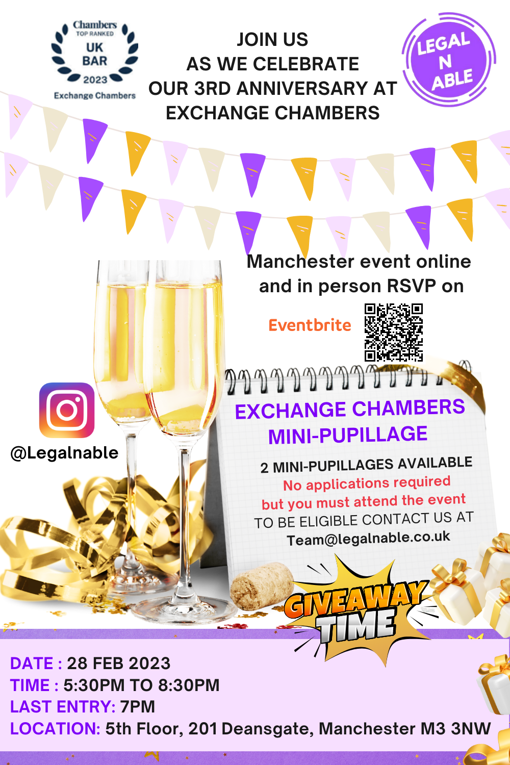 Legal n Able's 3rd anniversary event